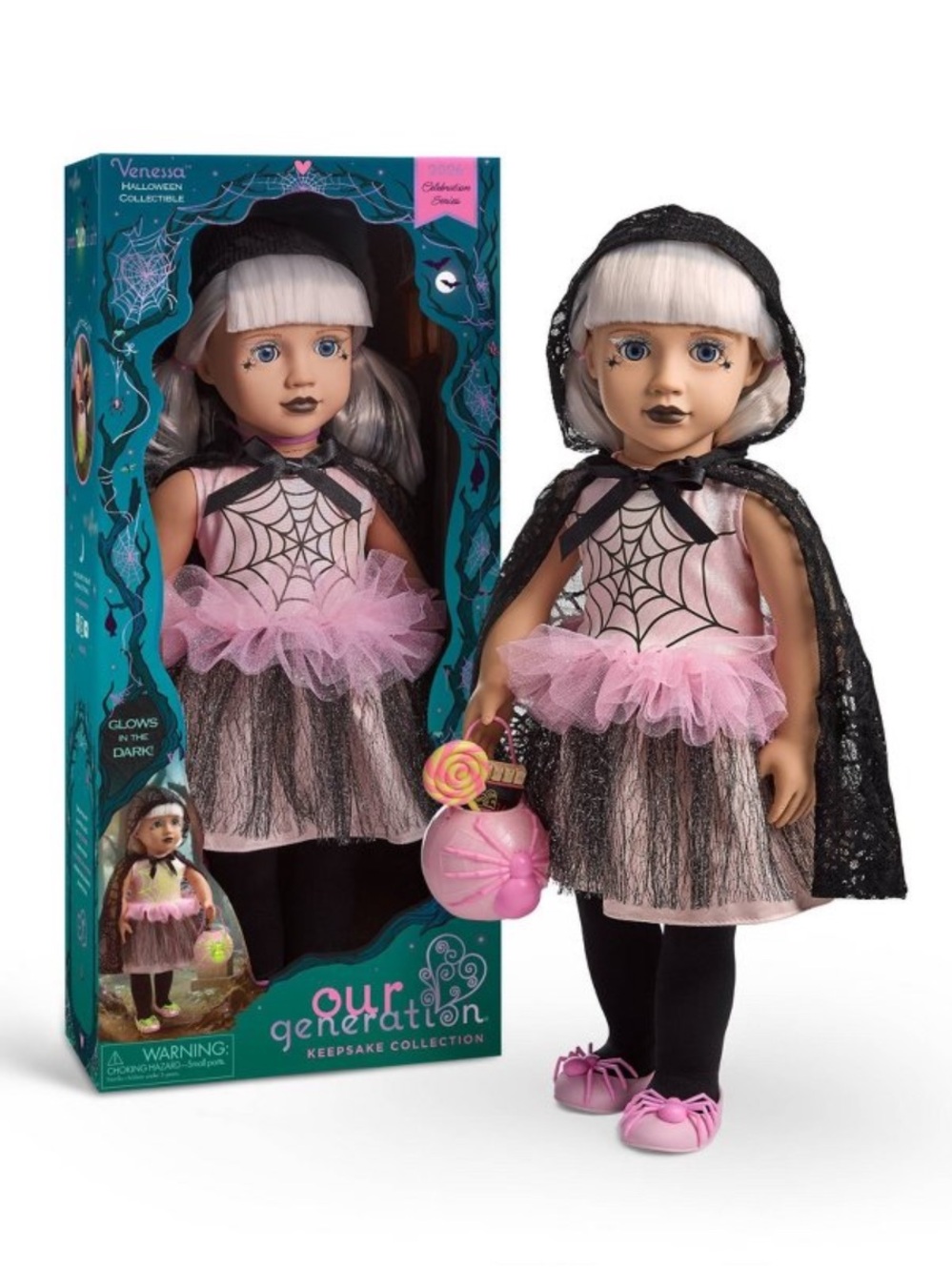 Our Generation Vanessa Spider Queen Halloween Collectible Doll Limited Edition